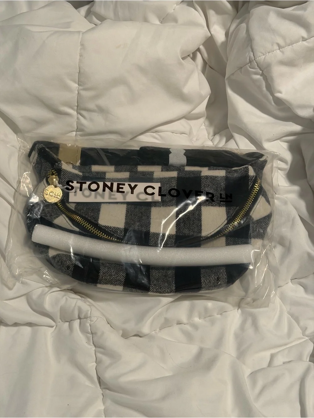 NWT Stoney clover lane jumbo buffalo print fanny pack - Picture 1 of 3